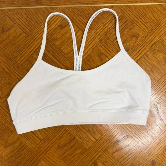 3 Lululemon Bra Bundle Flow Y Bra IV (Hot Pink/White) Crisscross Bralette Yellow - Picture 8 of 13